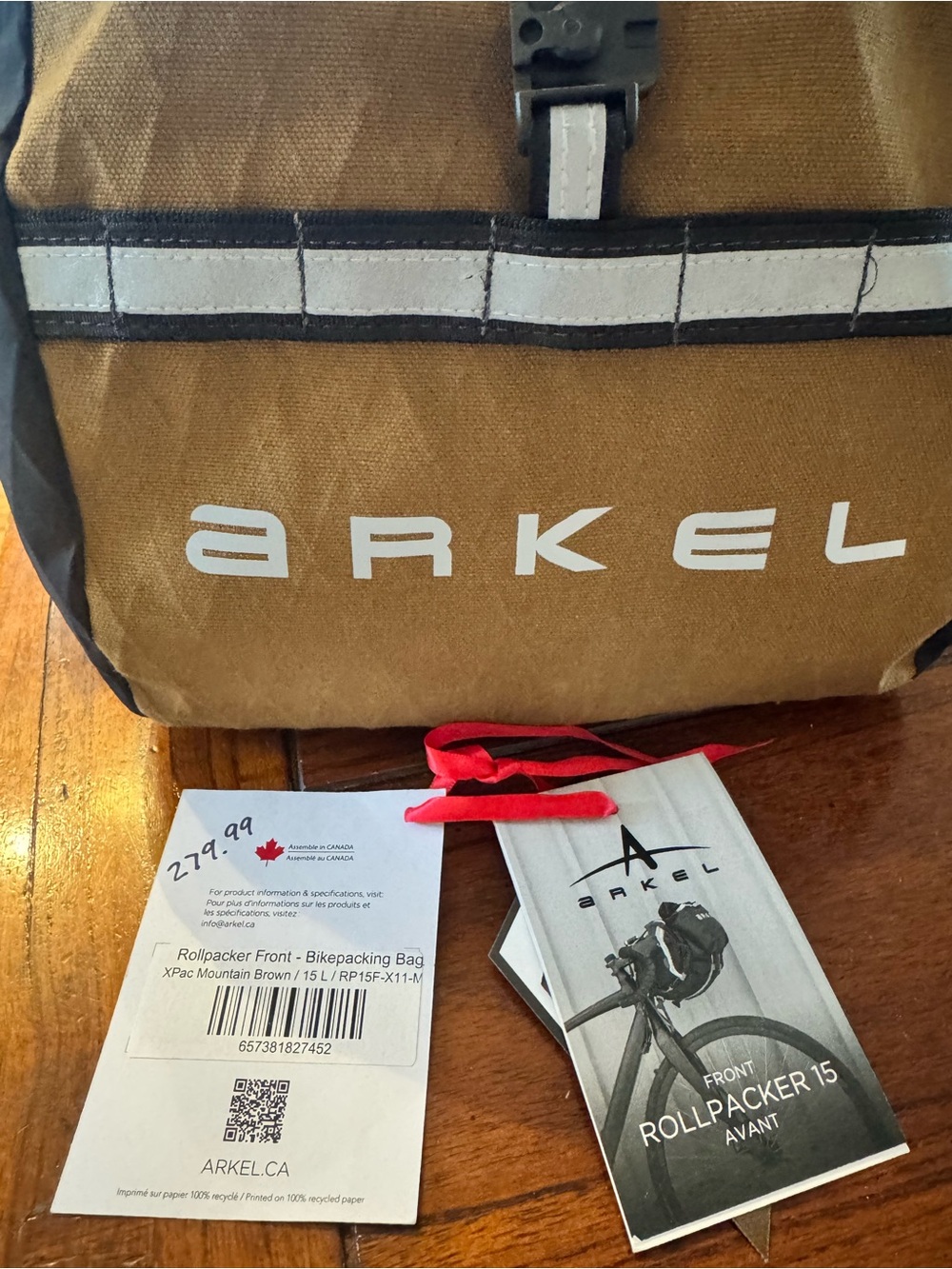 Arkel front roller pack waterproof bike packing bag